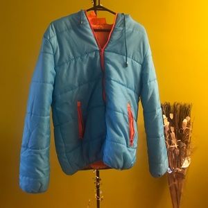 Large Blue/Orange Puffer